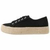 NA-KD TRAINERS - Espadrilles - Black -NA-KD Soldes Magasin 8a56050ed53a4edfb20a32e4ebaed65c