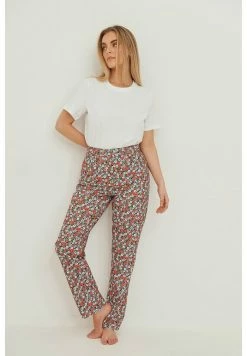 NA-KD ORGANISCH MIT HOHER TAILLE - Jean Droit - Flower Print
