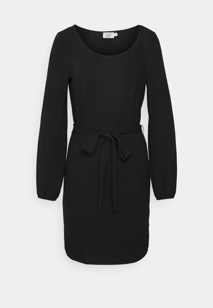 PAMELA REIF X NA-KD - DROPPED SHOULDER MINI DRESS - Robe Pull - Black 5 PAMELA REIF X NA-KD - DROPPED SHOULDER MINI DRESS - Robe Pull - Black – Image 5