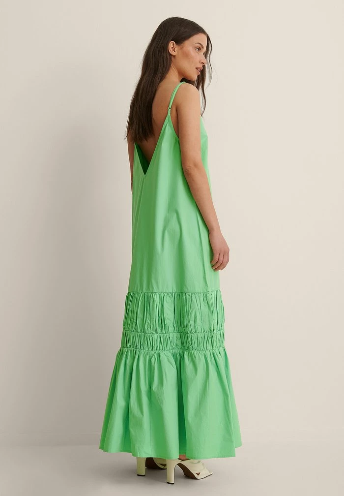 NA-KD Robe Longue - Green 2 NA-KD Robe Longue - Green – Image 2