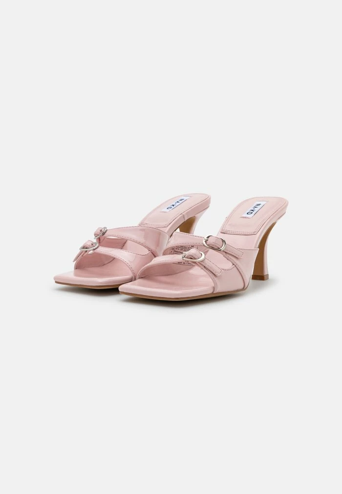 NA-KD BUCKLED DETAIL MULES - Mules à Talons - Light Pink 3 NA-KD BUCKLED DETAIL MULES - Mules à Talons - Light Pink – Image 3