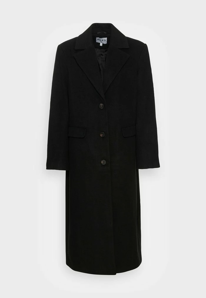 NA-KD OVERSIZED COAT - Manteau Classique - Black 4 NA-KD OVERSIZED COAT - Manteau Classique - Black – Image 4