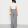 NA-KD KNITTED PANTS - Pantalon Classique - Grey -NA-KD Soldes Magasin 8ebb86e311c041af84d4493f4a7352b8