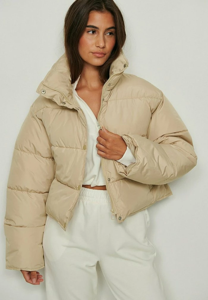 NA-KD Veste D'hiver - Beige 1 NA-KD Veste D'hiver - Beige