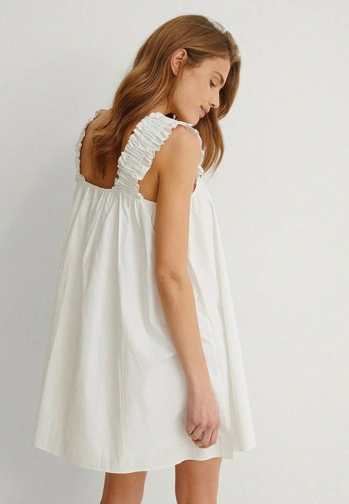 NA-KD Robe De Jour - White 3 NA-KD Robe De Jour - White – Image 3