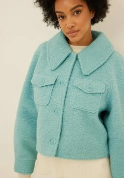 NA-KD Veste Polaire - Blue