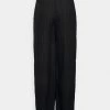 NA-KD WIDE LEG PLISSÉ PANTS - Pantalon Classique - Black -NA-KD Soldes Magasin 93526ccd9bdf402eb14fb3437be94b05