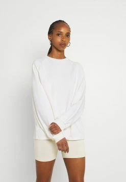 NA-KD LONG BASIC - Sweatshirt - Off White