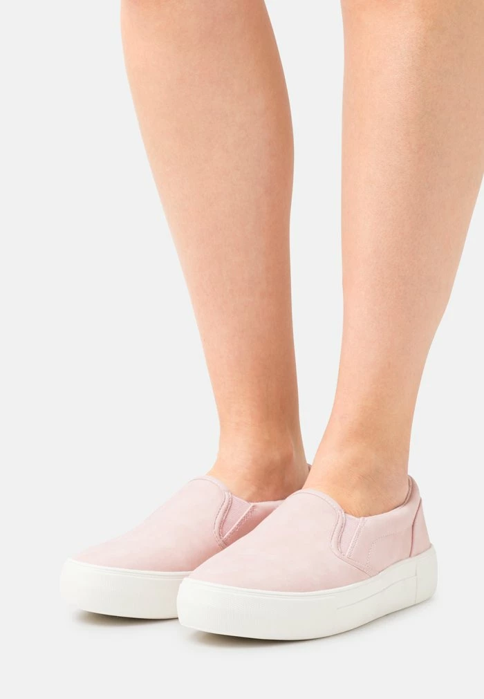 NA-KD BASIC TRAINERS - Mocassins - Pastel Pink 1 NA-KD BASIC TRAINERS - Mocassins - Pastel Pink