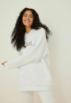 NA-KD Sweat à Capuche - Offwhite