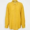 NA-KD STRUCTURED - Chemisier - Mustard -NA-KD Soldes Magasin 95a55ad62ba741428078c8bf1f42adb4