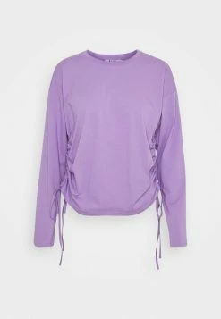 NA-KD DRAWSTRING DETAILED - T-shirt à Manches Longues - Purple