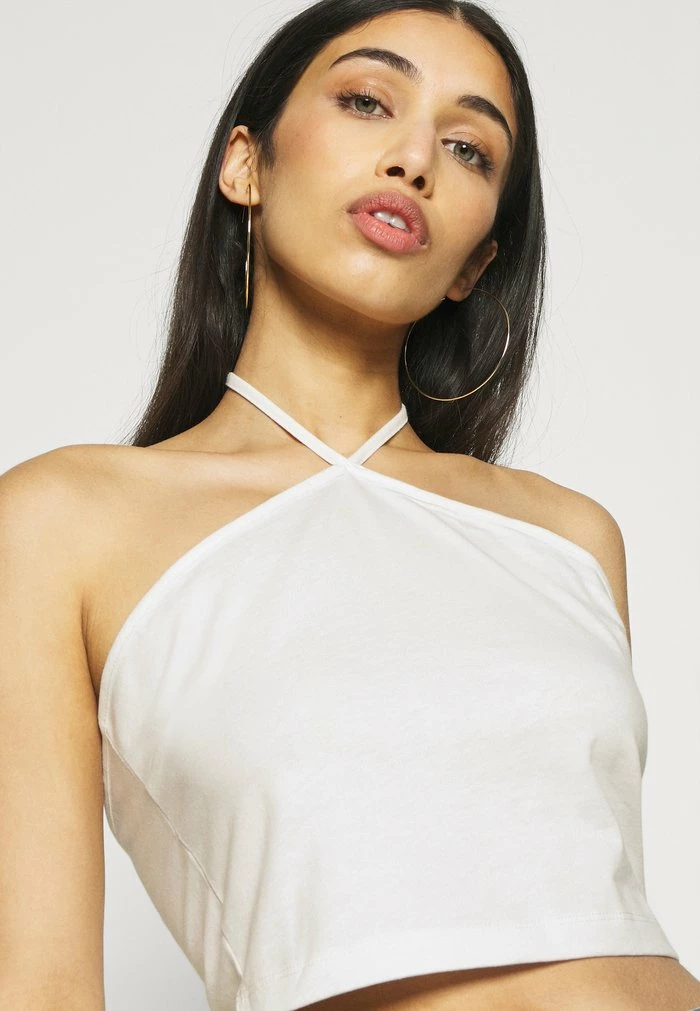 NA-KD HALTERNECK - Débardeur - White 6 NA-KD HALTERNECK - Débardeur - White – Image 6