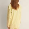 NA-KD LINEN BLEND BLAZER - Manteau Court - Dusty Yellow -NA-KD Soldes Magasin 97ee0145d9c84849b2f0b32364714925
