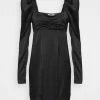 NA-KD PUFFY SLEEVE DETAIL DRESS - Robe De Soirée - Black -NA-KD Soldes Magasin 98388a5df34549989f6b06a274ae1330