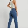 NA-KD Jean Droit - Mid Blue -NA-KD Soldes Magasin 98aacdcfcba745509b86e734ad27f004
