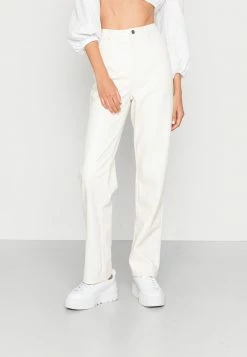 NA-KD HIGHWAIST PANTS - Pantalon Classique - Ecru Sand