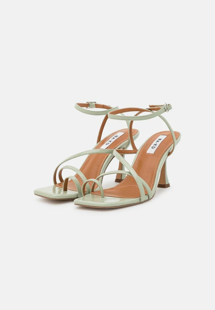 NA-KD HOURGLASS STRAPPY - Sandales à Talons Hauts - Sage Green 3 NA-KD HOURGLASS STRAPPY - Sandales à Talons Hauts - Sage Green – Image 3
