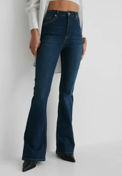 NA-KD Jean Bootcut - Dark Blue