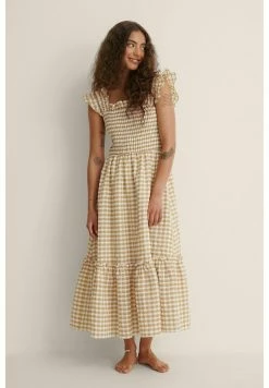 NA-KD Robe Longue - Beige