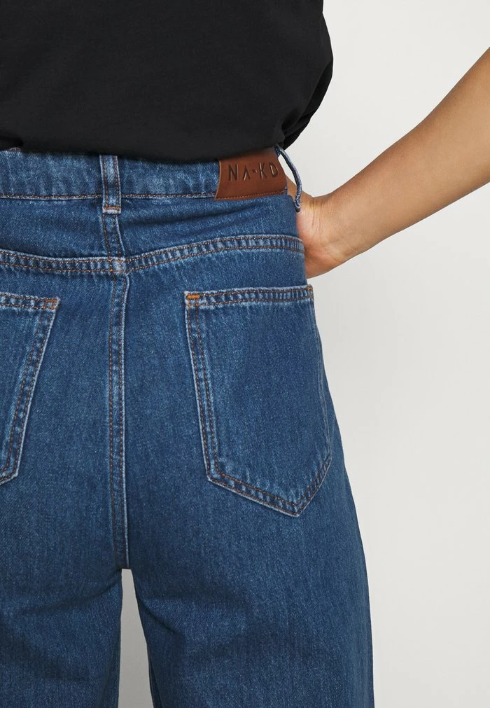 NA-KD WIDE LEG - Jean Droit - Mid Blue 8 NA-KD WIDE LEG - Jean Droit - Mid Blue – Image 8