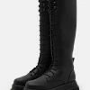 NA-KD CHUNKY LACE UP BOOTS - Bottes à Plateau - Black 8 NA-KD CHUNKY LACE UP BOOTS - Bottes à Plateau - Black -NA-KD Soldes Magasin 9f90225a93844949b454c46a576bc03a