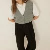 NA-KD Gilet - Light Grey Melange -NA-KD Soldes Magasin 9fa6213c61924313b65a876d25f54816