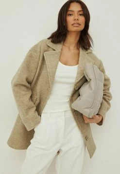 NA-KD Manteau Court - Beige