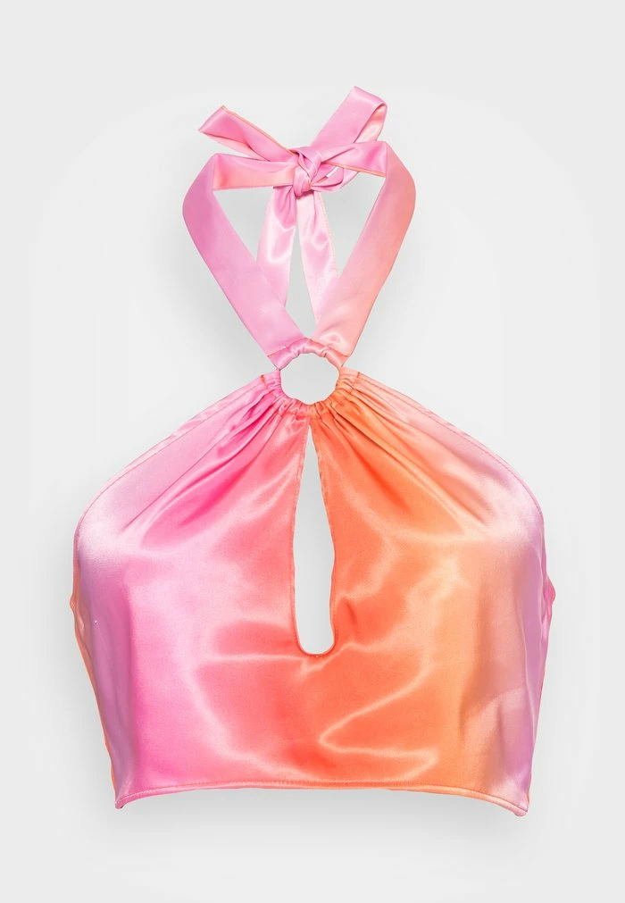 NA-KD HALTERNECK CUT OUT CROPPED - Débardeur - Multicolor 4 NA-KD HALTERNECK CUT OUT CROPPED - Débardeur - Multicolor – Image 4