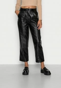 NA-KD SEAM DETAIL PANTS - Pantalon Classique - Black