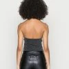 NA-KD HALTERNECK GLITTER - Débardeur - Black -NA-KD Soldes Magasin a20dd21857cd439fbc4f149a1cf64f1d