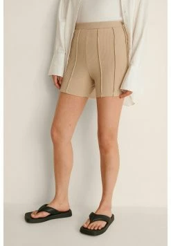 NA-KD RADHOSE MIT NAHTDETAIL - Short - Beige