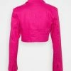 NA-KD CROPPED - Blazer - Pink -NA-KD Soldes Magasin a4eb27771a8a4128a5016d2d1de26799