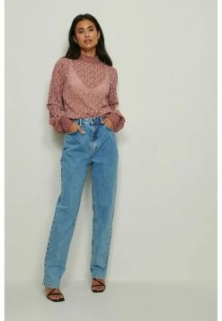 NA-KD Blouse - Dark Dusty Pink