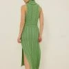 NA-KD MIT HOHEM AUSSCHNITT - Robe Longue - Green -NA-KD Soldes Magasin a79fa8db19094987b17e7c1d4591d45c