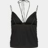 NA-KD STRAP DETAIL SINGLET - Débardeur - Black -NA-KD Soldes Magasin a89d66719a494324a08ecc59d3d47c69