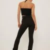 NA-KD CUT-OUT-DETAILS - Pantalon Classique - Black -NA-KD Soldes Magasin a8b3ee1eb82a4a328ec526b8c7be7c25
