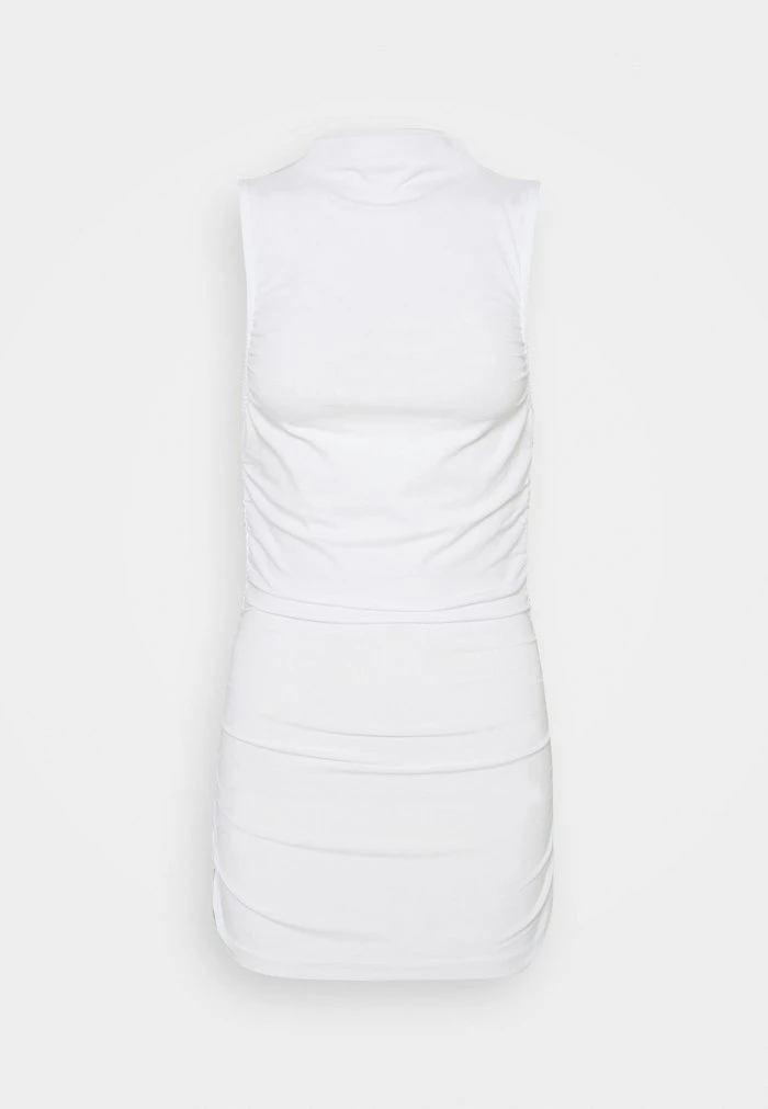 NA-KD GATHERED SLEEVELESS - Débardeur - White 1 NA-KD GATHERED SLEEVELESS - Débardeur - White
