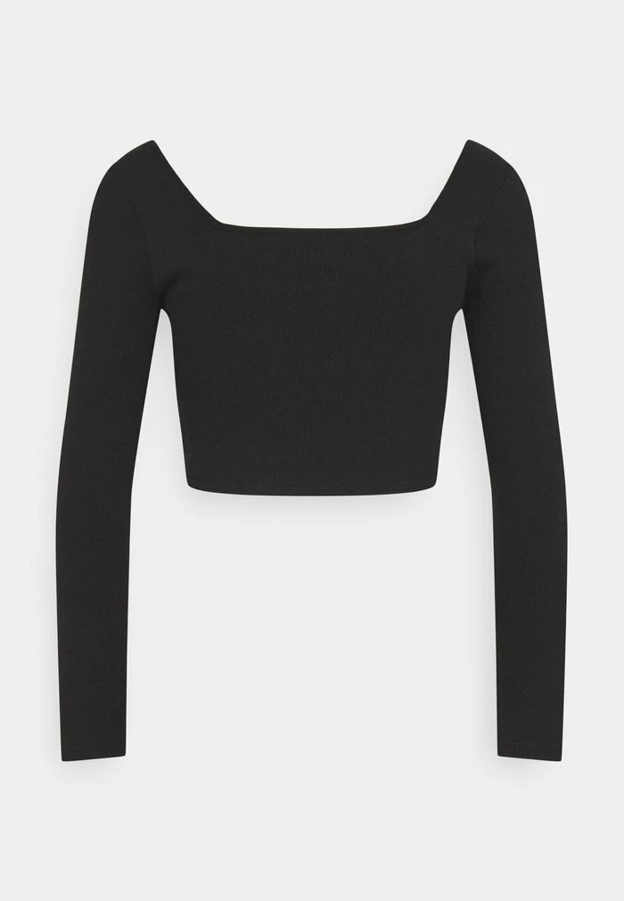 NA-KD TOP ZIA - T-shirt à Manches Longues - Black 8 NA-KD TOP ZIA - T-shirt à Manches Longues - Black – Image 8