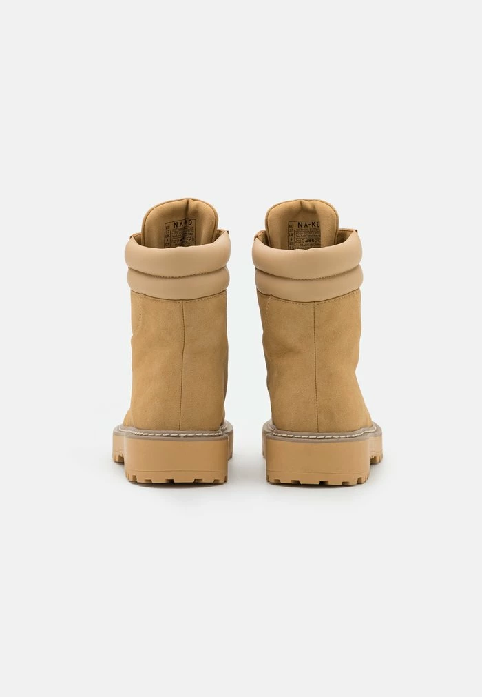 NA-KD TREKKING BOOTS - Bottines à Lacets - Tan 4 NA-KD TREKKING BOOTS - Bottines à Lacets - Tan – Image 4