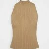 NA-KD X ZALANDO EXCLUSIVE - RIBBED - Débardeur - Beige -NA-KD Soldes Magasin aacee58fa84f4a67aeb5e10775db8b18