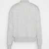 NA-KD HIGH NECK - Sweatshirt - Grey Melange -NA-KD Soldes Magasin ac21b791c2b6488eae1a6f71dee329f3