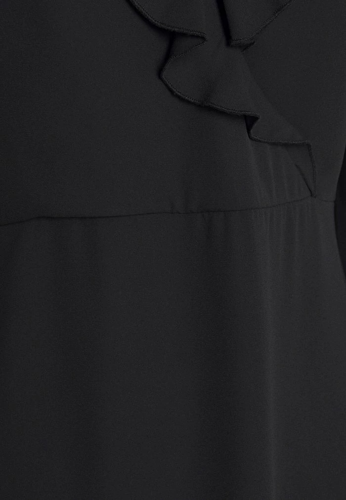 NA-KD WRAPPED FRILL DRESS - Robe De Jour - Black 8 NA-KD WRAPPED FRILL DRESS - Robe De Jour - Black – Image 8