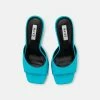 NA-KD MULES - Mules à Talons - Turquoise Blue -NA-KD Soldes Magasin ac6ceac8841640c4b905e17037586aec