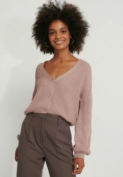 NA-KD Gilet - Dusty Pink