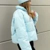 NA-KD Veste D'hiver - Light Blue -NA-KD Soldes Magasin ae6003eb379547cfa97be5e6e09362d9