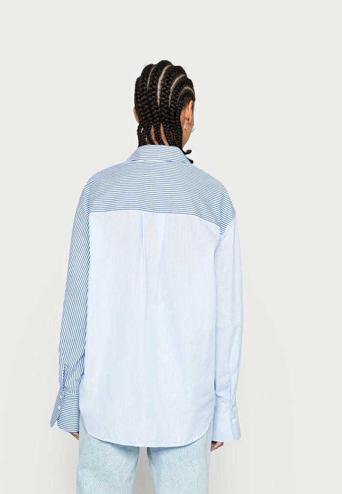 NA-KD OVERSIZED SHIRT - Chemisier - Blue 3 NA-KD OVERSIZED SHIRT - Chemisier - Blue – Image 3