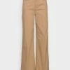NA-KD PLEATED LONG - Jean Boyfriend - Dark Beige -NA-KD Soldes Magasin b2b036308bd6416db19d1e4d0bfd7f87
