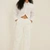 NA-KD Pantalon Classique - White