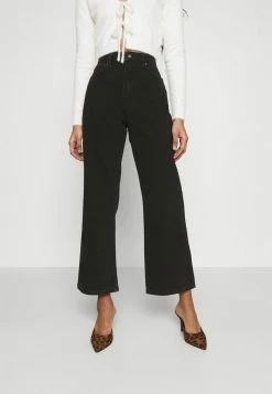 NA-KD HIGHWAIST - Jean Flare - Washed Black